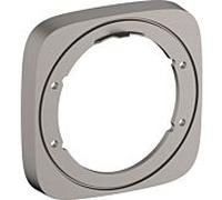 Hansgrohe PuraVida Rosette de prolongation, 15597, Coloris: Chrome noir brossÃ© - 15597340