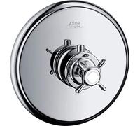 Hansgrohe Kit de finition Axor Montreux 16810000 thermostat encastré, poignée en croix, chromé