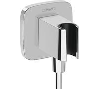 Fixfit Porter E Coude de raccordement flexible+support Douchette chromé Hansgrohe