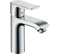 hansgrohe Metris 110 robinetterie de lavabo 31074000 chromé , basse pression, avec garniture de vidage