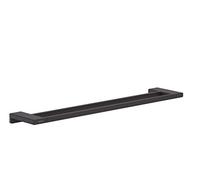 hansgrohe AddStoris Badetuchhalter 41743670 longueur 648mm, double, montage mural, métal, noir mat