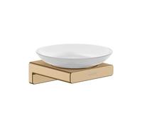 hansgrohe Porte-savon AddStoris 41746140 Fixation murale, verre, métal, bronze brossé