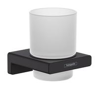 hansgrohe AddStoris gobelet à dents, 41749670, Couleur: Noir Mat