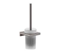 hansgrohe AddStoris WC - garniture de toilette 41752340 Fixation murale, métal, verre, chrome noir brossé