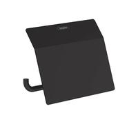 hansgrohe AddStoris Papierrollenhalter 41753670 avec couvercle, montage mural, métal, noir mat
