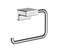 hansgrohe AddStoris Papierrollenhalter 41771000 sans couvercle, montage mural, métal, chromé