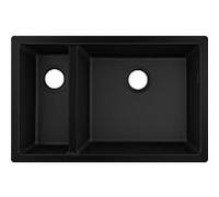 Hansgrohe 43433170710 x 450 mm – cuve principale et supplémentaire 2000 – noir graphite