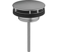 Hansgrohe 50001340 Robinet de vidange Non verrouillable Bonde d'évacuation, Noir chromé brossé