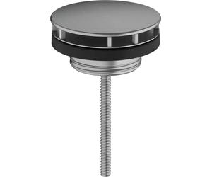 Hansgrohe 50001340 Robinet de vidange Non verrouillable Bonde d'évacuation, Noir chromé brossé