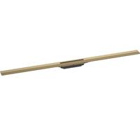 hansgrohe RainDrain Flex Set de finition Caniveau de douche 1200mm courbÃ©, 56047, Coloris: Bronze brossÃ© - 56047140