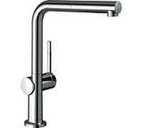 hansgrohe Talis M54 Mitigeur monocommandé pour cuisine 270, bec extractible, 1jet, EcoSmart, 72845000, Couleur: chrome