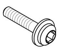 hansgrohe à tête cylindrique correspondante hansgrohe M4 x 20 mm 95140000