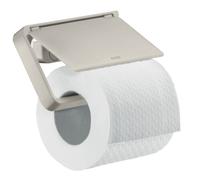 hansgrohe Axor Papierrollenhalter 42836800 avec couvercle, métal, aspect inox