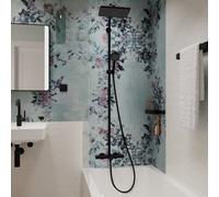 hansgrohe Activera Q Colonne de douche en applique avec bec déverseur et mitigeur thermostatique, 28753670,