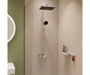 hansgrohe Activera Q Colonne de douche en applique avec mitigeur monocommande, 28747000,