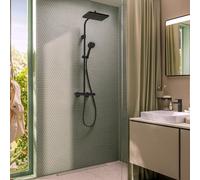hansgrohe Activera Q Colonne de douche en applique avec mitigeur thermostatique, 28748670,