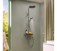 Hansgrohe Colonne de douche Activera S 28638000 – Showerpipe 240 1 jet EcoSmart, Chrome