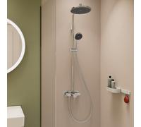 hansgrohe Activera S Colonne de douche en applique, Mitigeur monocommande, 28875000,