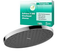 Pommeau de douche hansgrohe Activera S 240 28056000 type de jet 2000 , 240 mm, QuickClean+, EcoSmart, chromé