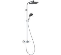 Hansgrohe Activera s showerpipe 240 - 1 jet - EcoSmart - mitigeur - chrome 28875000