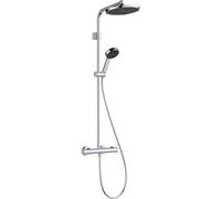 Hansgrohe Activera S Showerpipe 240 - 1jet - EcoSmart avec Ecostat Fine Varia - chrome 28078000