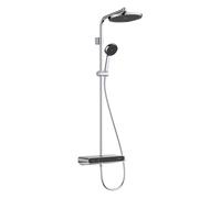 Hansgrohe Colonne de douche Activera S 28638000 – Showerpipe 240 1 jet EcoSmart, Chrome