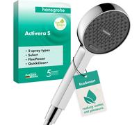 hansgrohe Activera Select S Douchette à main 95, 2 types de jets, EcoSmart, 28033000, Couleur: chrome