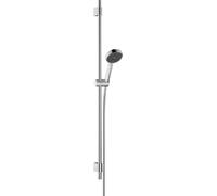 Hansgrohe Ensemble de douche Activera Select S 28050000, 2 jets économes, barre Varia, Ø95 mm chromé