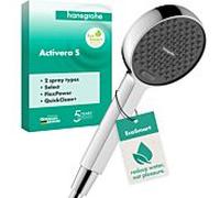 hansgrohe Activera Select S pomme de douche 28033000 2 types de jets à économie d'eau, Ø 95 mm, 7,2 l/min, chromé