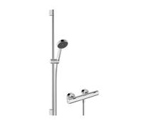 hansgrohe Activera Select S Robinetterie de douche en applique avec mitigeur thermostatique, 28086000,