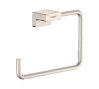 Hansgrohe AddStoris 41754820 Anneau porte-serviette moderne en nickel brossé