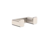 Hansgrohe AddStoris 41755820 Crochet double moderne en nickel brossé 7,6 cm