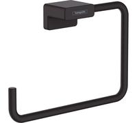 hansgrohe AddStoris anneau porte-serviettes, 41754670, Couleur: Noir Mat