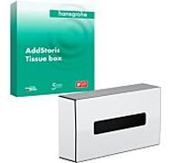Hansgrohe Boîte à mouchoirs AddStoris 41774000 – montage mural, chromé