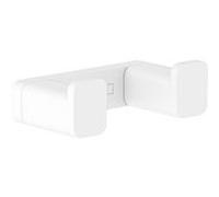 Hansgrohe Crochet porte-serviettes AddStoris 41755700 double blanc mat