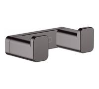 Hansgrohe Crochet pour serviette AddStoris 41755340 double noir brossé