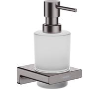 hansgrohe AddStoris distributeur de savon liquide, 41745340, Couleur: Chrome noir brossé