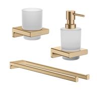 hansgrohe AddStoris Ensemble d'accessoires de salle de bains, 41749140+41770140+41745140,