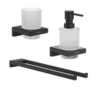 hansgrohe AddStoris Ensemble d'accessoires de salle de bains, 41749670+41770670+41745670,