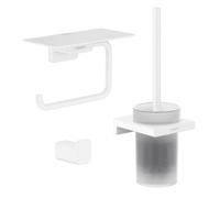 hansgrohe AddStoris Ensemble d'accessoires de salle de bains, 41752700+41742700+41772700,