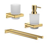 hansgrohe AddStoris Ensemble d'accessoires de salle de bains, 41770990+41749990+41745990,