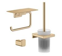 Hansgrohe Addstoris Ensemble d'accessoires WC - 3 pièces - Bronze brossé SW651264/SW651181/SW651434