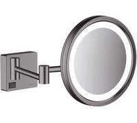 Hansgrohe AddStoris miroir cosmétique 21.7x21.7 cm arrondi avec éclairage 41790340