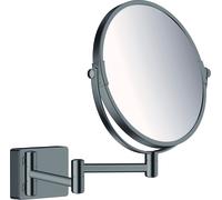 hansgrohe AddStoris miroir grossissant 41791340 montage mural, chrome noir brossé