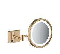 Hansgrohe Miroir de rasage AddStoris 41790 – LED – Bronze brossé (41790140)