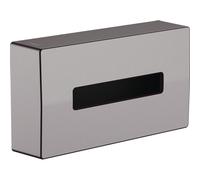 Hansgrohe Addstoris Porte-mouchoir papier démaquillage 26.5x14.5cm Brushed Black Chrome 41774340