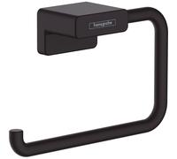 hansgrohe AddStoris Papierrollenhalter 41771670 sans couvercle, montage mural, métal, noir mat