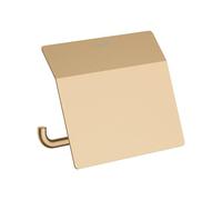 hansgrohe AddStoris support papier toilette avec couvercle, 41753140, Couleur: Bronze brossé