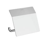 hansgrohe AddStoris support papier toilette avec couvercle, 41753000, Couleur: chrome