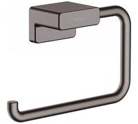 Hansgrohe - AddStoris Porte-papier WC mural, Noir chromé brossé (41771340)